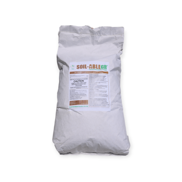 SOIL-ABLE-GR bag with product label