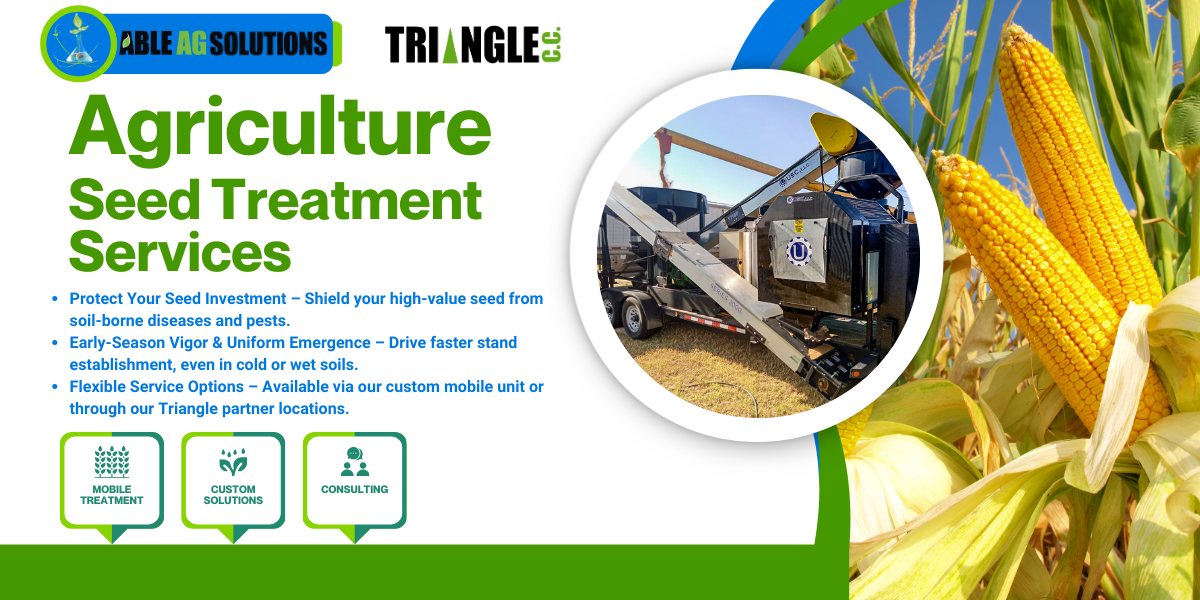 Banner for Seed Treatment service.